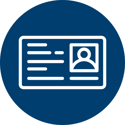 driving licence icon